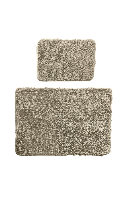 Mijölnir Victoria - Stone Juego de Alfombras de Baño de Algodón